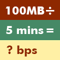 Bitrate Calc (ビットレート、ファイルサイズ、時間の計算機)